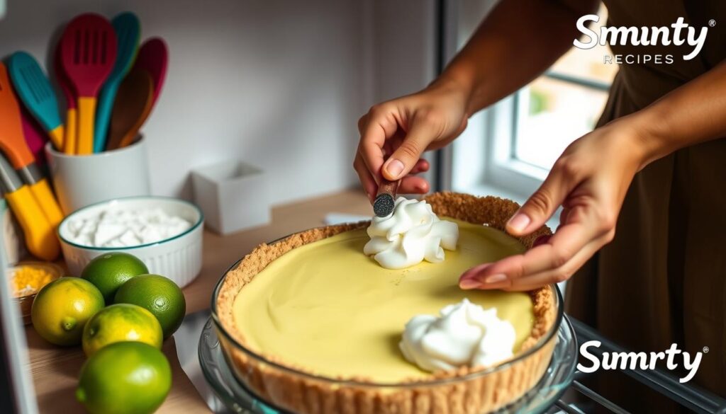 Assembling and Chilling the Pie