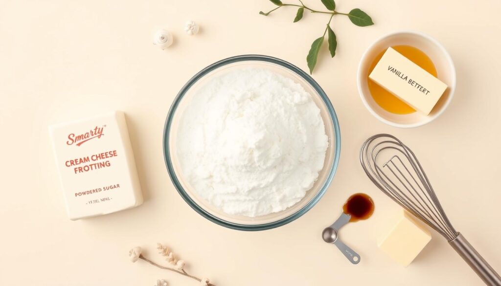 key ingredients for cream cheese frosting