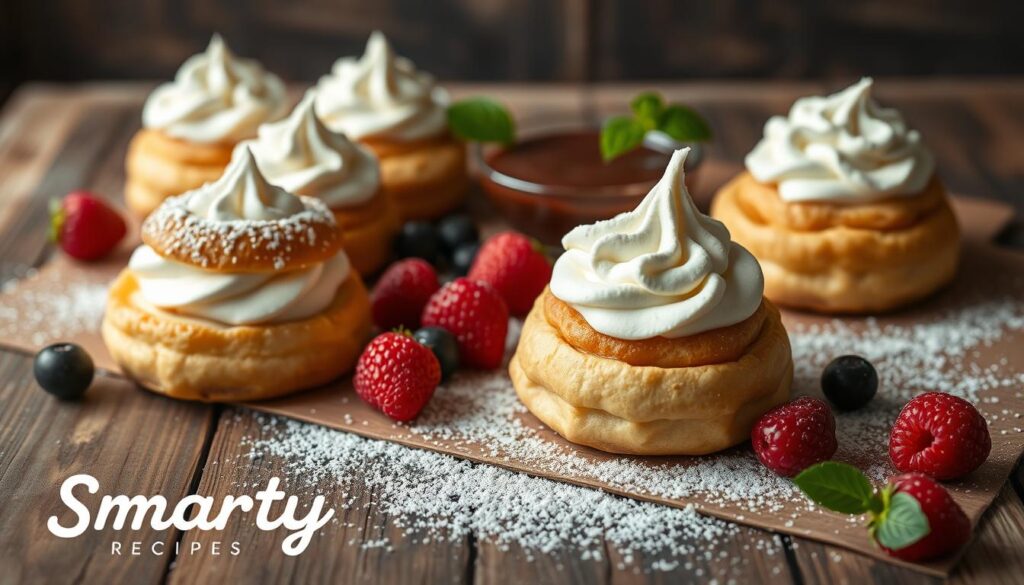 15-minute cream puffs