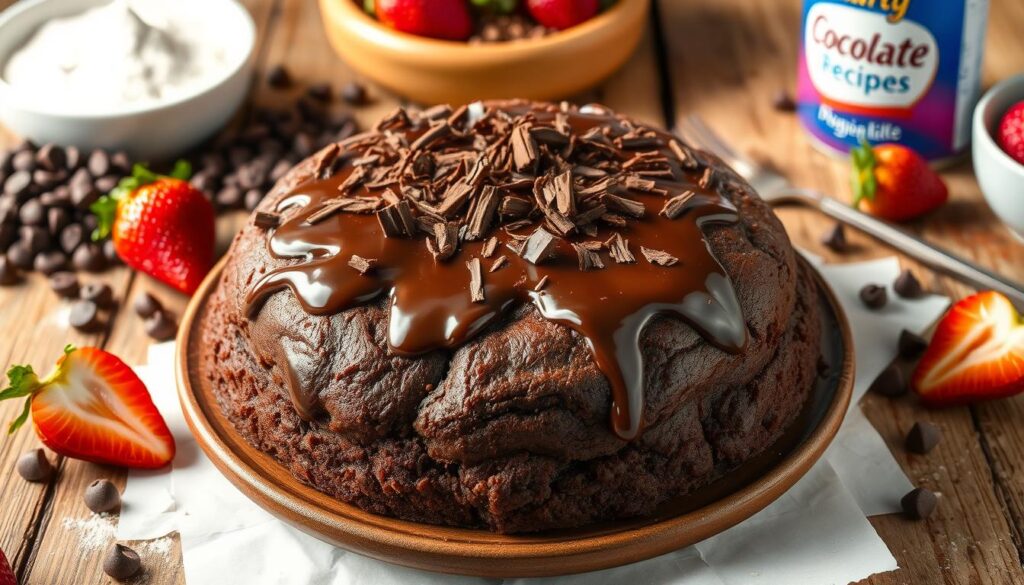 chocolate dump cake